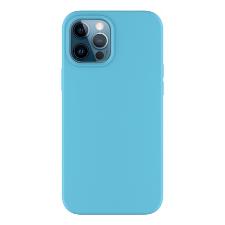 Чехол Deppa Gel Color для Apple iPhone 12 Pro Max мятный PET синий - фото 3