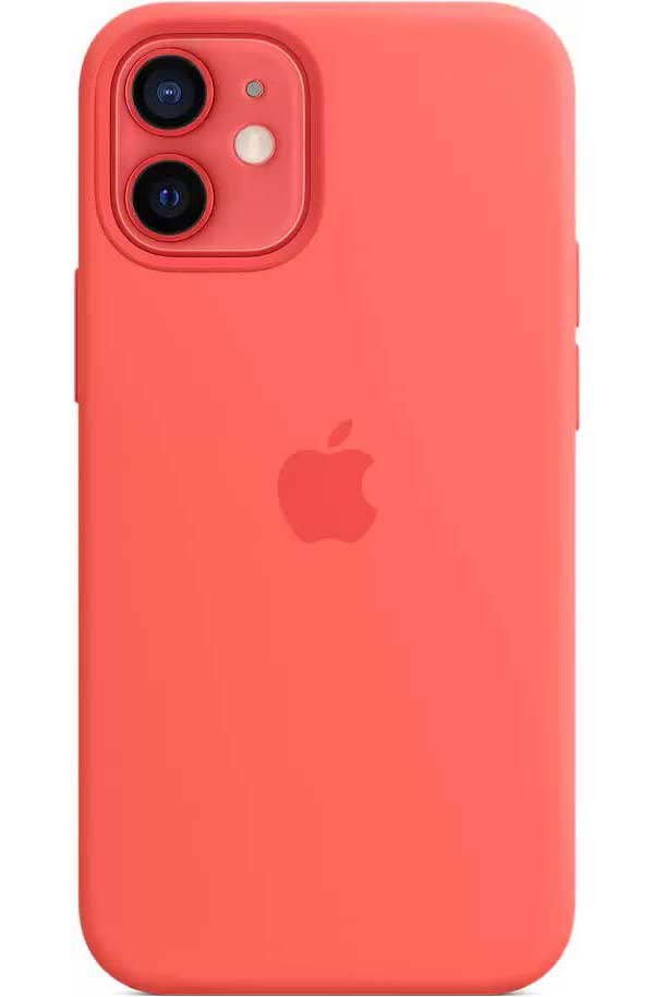 Чехол (клип-кейс) Apple iPhone 12 mini Silicone Case with MagSafe розовый цитрус (MHKP3ZE/A)