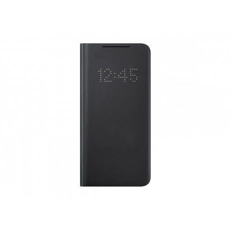 Чехол (флип-кейс) Samsung Galaxy S21 Smart LED View Cover черный (EF-NG991PBEGRU) - фото 1