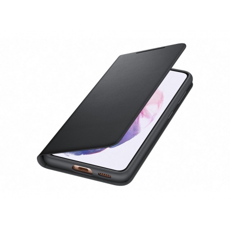 Чехол (флип-кейс) Samsung Galaxy S21 Smart LED View Cover черный (EF-NG991PBEGRU) - фото 4
