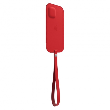 Чехол (футляр) Apple iPhone 12/12 Pro Leather Sleeve with MagSafe красный (MHYE3ZE/A) - фото 2