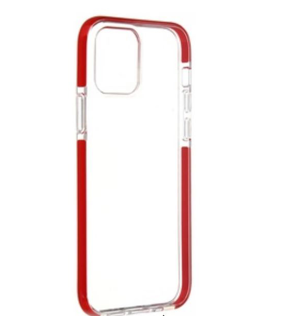 Чехол Gurdini для APPLE iPhone 12 / 12 Pro Crystall Ice Silicone Red 913027