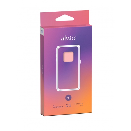 Клип-кейс Alwio для Apple iPhone XS, soft touch, светло-розовый - фото 2