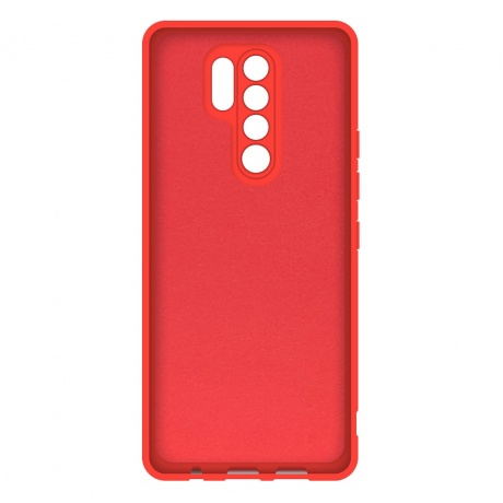Чехол BoraSCO Microfiber Case для Samsung Galaxy A72 красный - фото 2