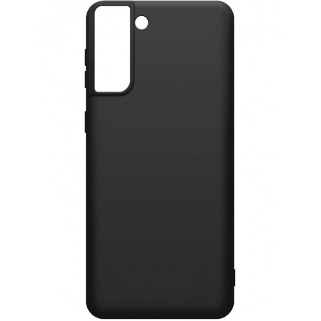 Чехол BoraSCO Silicone Case матовый для Samsung (G996) Galaxy S21+ черный - фото 1