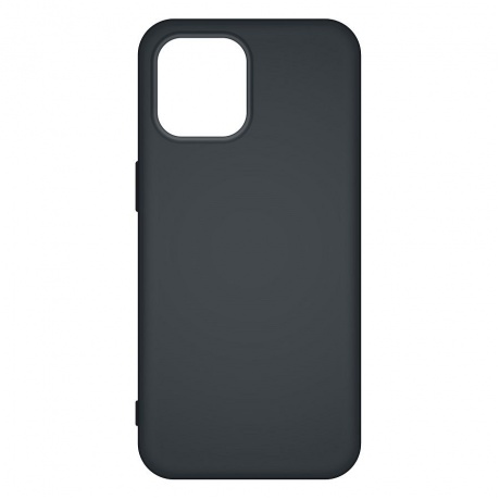 Чехол BoraSCO Silicone Case матовый для Xiaomi Redmi Note 9t черный - фото 1