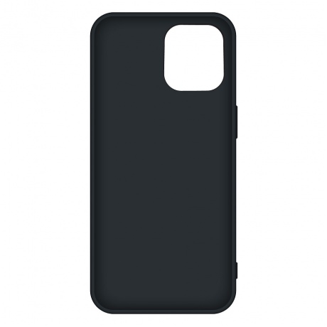 Чехол BoraSCO Silicone Case матовый для Xiaomi Redmi Note 9t черный - фото 2