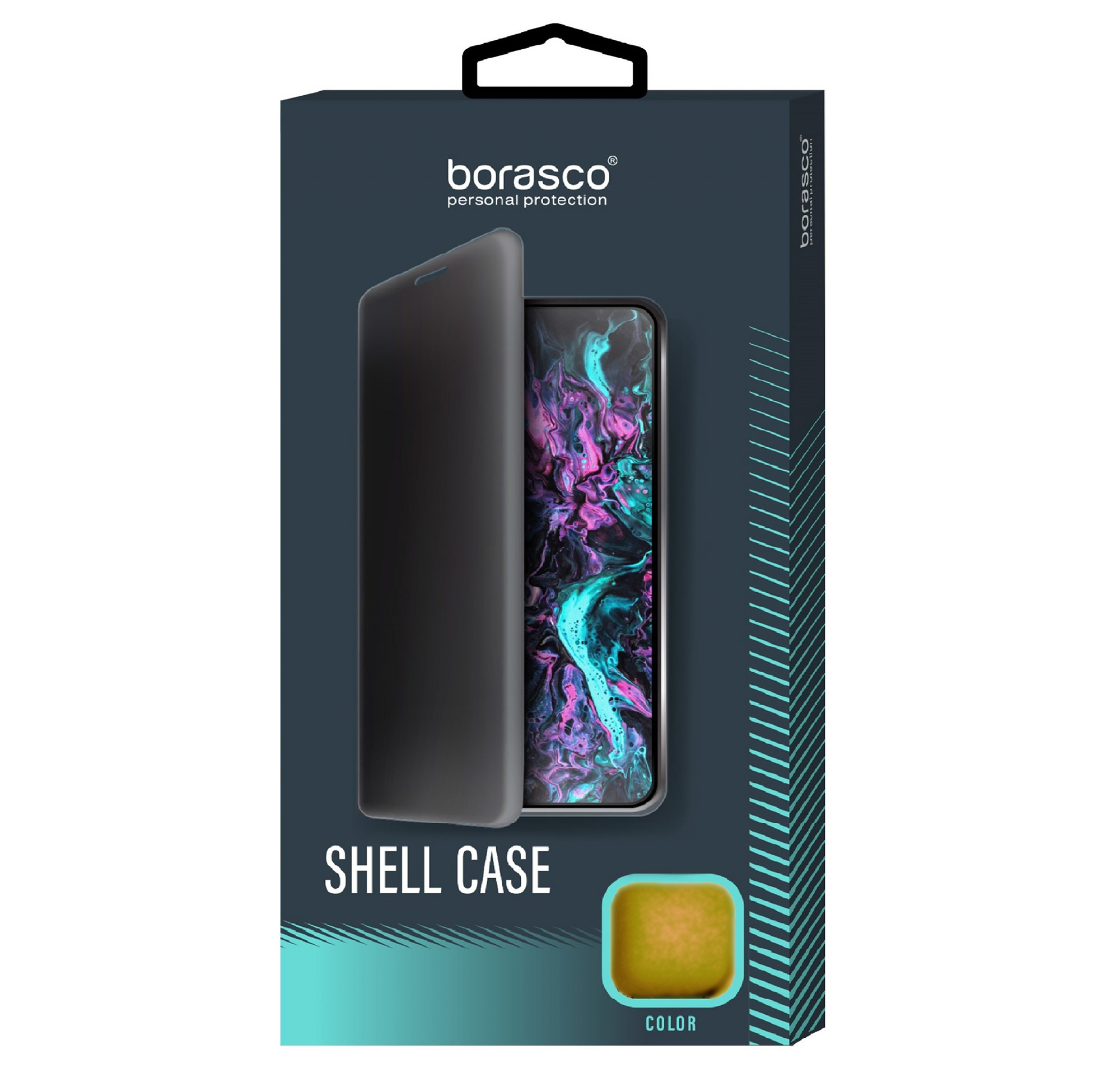 Чехол BoraSCO Shell Case для Samsung Galaxy A32 золотой