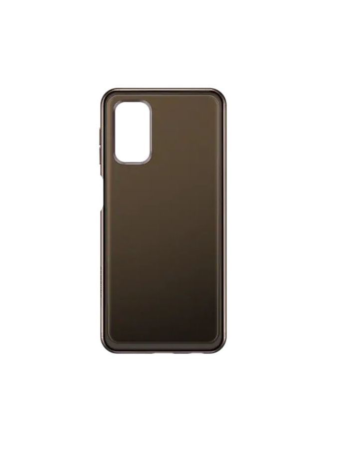 Чехол-накладка Samsung EF-QA325TBEGRU Soft Clear Cover для Galaxy A32 чёрный чехол для samsung a22 lte soft clear cover transparent ef qa225ttegru