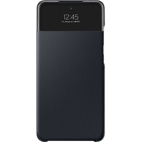 Чехол-книжка Samsung S View Wallet Cover для Samsung Galaxy A52 черный EF-EA525PBEGRU - фото 1