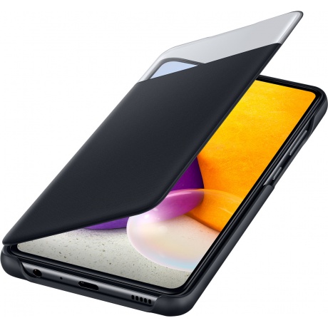 Чехол-книжка Samsung S View Wallet Cover для Samsung Galaxy A72 черный EF-EA725PBEGRU - фото 4