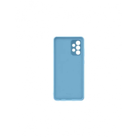 Чехол (клип-кейс) SAMSUNG Silicone Cover Galaxy A72 синий (EF-PA725TLEGRU) - фото 6