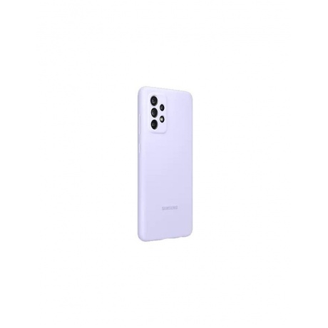 Чехол (клип-кейс) SAMSUNG Silicone Cover Galaxy A72 фиолетовый (EF-PA725TVEGRU) - фото 3