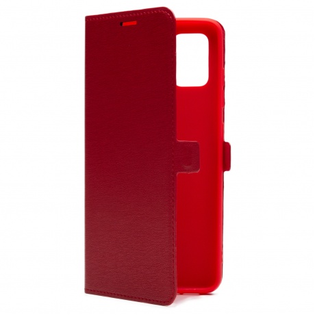 Чехол BoraSCO Book Case для Xiaomi Redmi Note 9t красный - фото 2