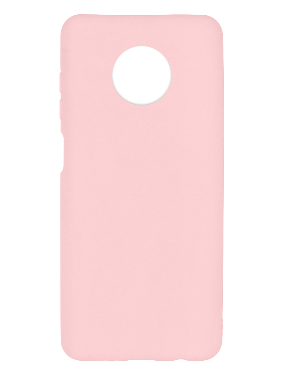Чехол силиконовый Alwio для Xiaomi Redmi Note 9T soft touch светло-розовый чехол силиконовый alwio для realme c25 soft touch светло розовый