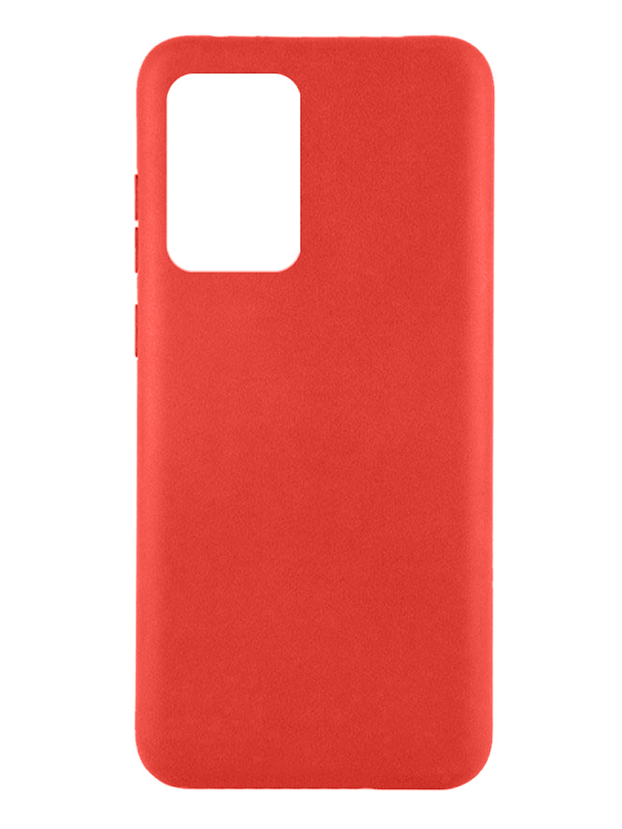 Чехол силиконовый Alwio для Samsung Galaxy A52 soft touch красный дизайнерский силиконовый чехол для самсунг а52 samsung galaxy a52