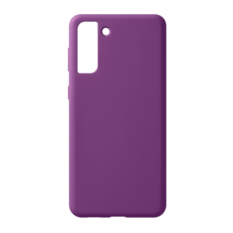 Накладка Deppa Liquid Silicone Pro для Samsung Galaxy S21 Plus, фиолетовый, картон