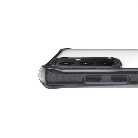 Чехол антибактериальный ITSKINS HYBRID CLEAR для Samsung Galaxy A72, черный/прозрачный - фото 4