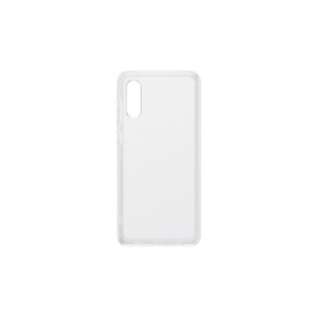 Чехол-накладка Samsung Soft Clear Cover для Samsung Galaxy A02 EF-QA022TTEGRU прозрачный - фото 1