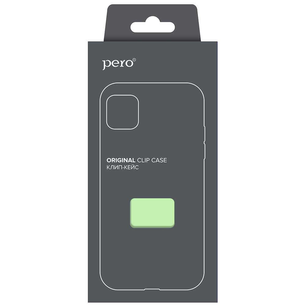 Чехол клип-кейс PERO софт-тач для Samsung A32 мятный