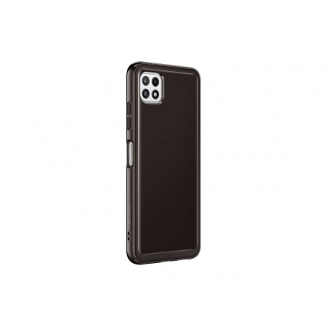 Чехол-накладка Samsung EF-QA225TBEGRU Soft Clear Cover для Galaxy A22 LTE черный - фото 5