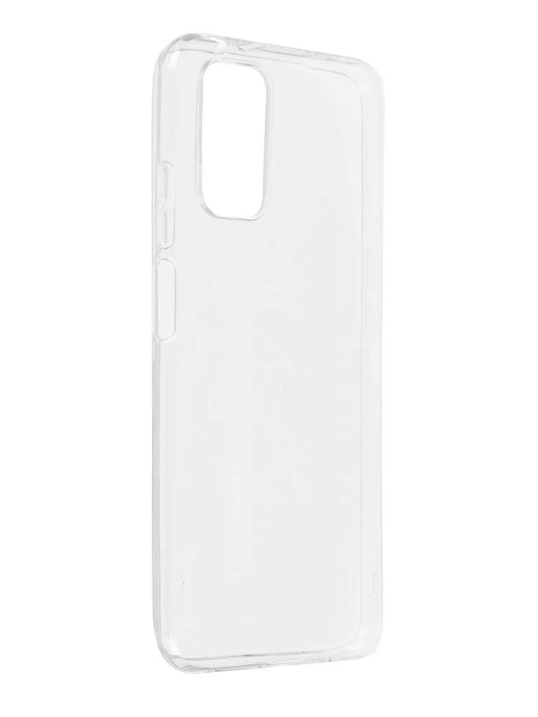 цена Чехол силиконовый Alwio для Samsung Galaxy A22, прозрачный