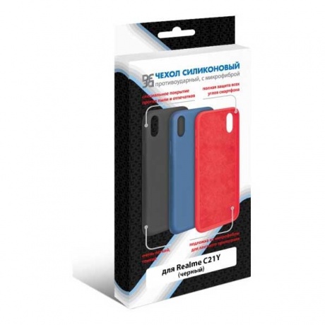 

Чехол DF для Poco F3 / Xiaomi Redmi K40 с микрофиброй Silicone Black poOriginal-04