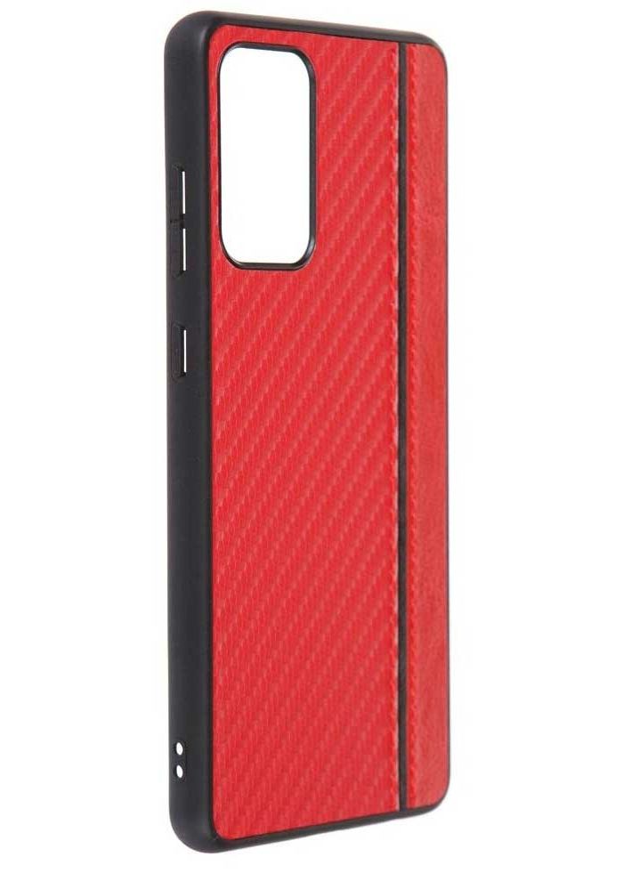 Чехол G-Case для Samsung Galaxy A72 SM-A725F Carbon Red GG-1362 накладка g case carbon для samsung galaxy a12 sm a125 a12 nacho sm a127 m12 sm m127 черная