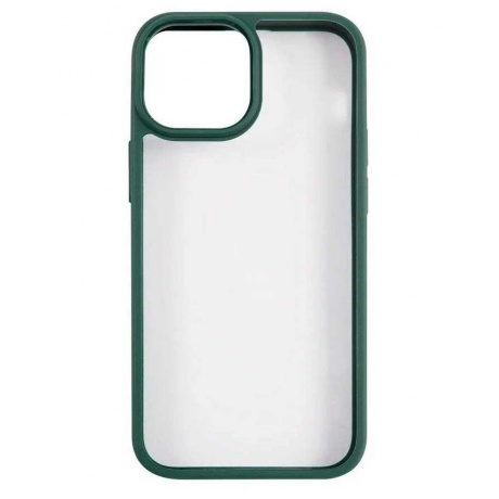 Чехол (клип-кейс) Usams Apple iPhone 13 mini US-BH768 прозрачный/зеленый (УТ000028114) - фото 2