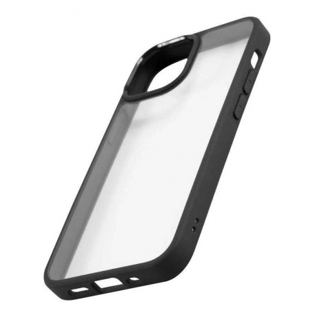 Чехол (клип-кейс) Usams Apple iPhone 13 mini US-BH768 прозрачный/черный (УТ000028113) - фото 3