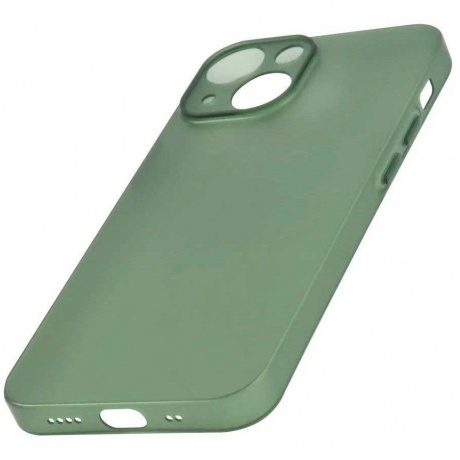 Чехол (клип-кейс) Usams Apple iPhone 13 mini US-BH776 зеленый (матовый) (УТ000028069) - фото 2