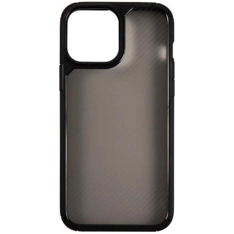 Чехол (клип-кейс) Usams Apple iPhone 13 Pro Max Carbon Design US-BH775 черный (матовый) (УТ000028128) - фото 1