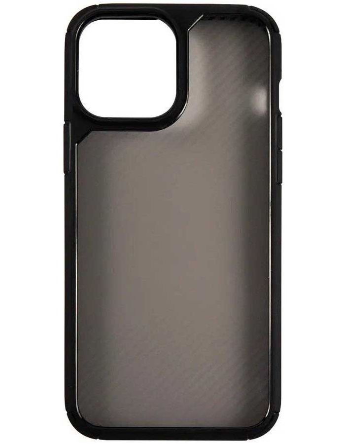 цена Чехол (клип-кейс) Usams Apple iPhone 13 Pro Max Carbon Design US-BH775 черный (матовый) (УТ000028128)