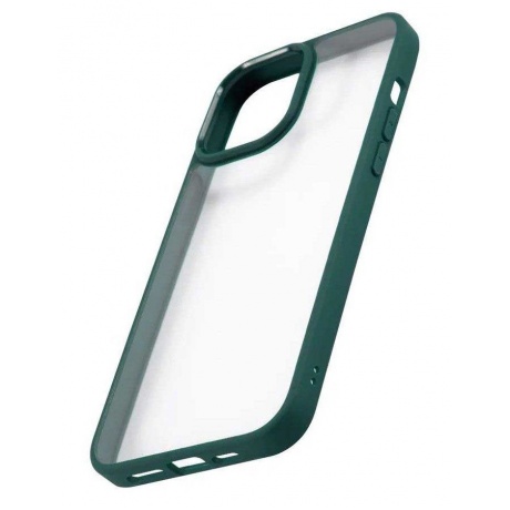 Чехол (клип-кейс) Usams Apple iPhone 13 Pro Max US-BH771 прозрачный/зеленый (УТ000028123) - фото 3