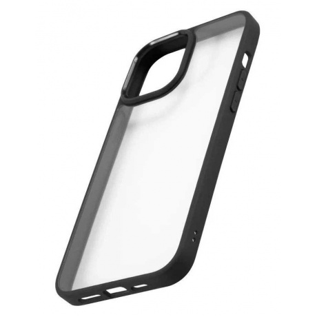 Чехол (клип-кейс) Usams Apple iPhone 13 Pro Max US-BH771 прозрачный/черный (УТ000028122) - фото 3