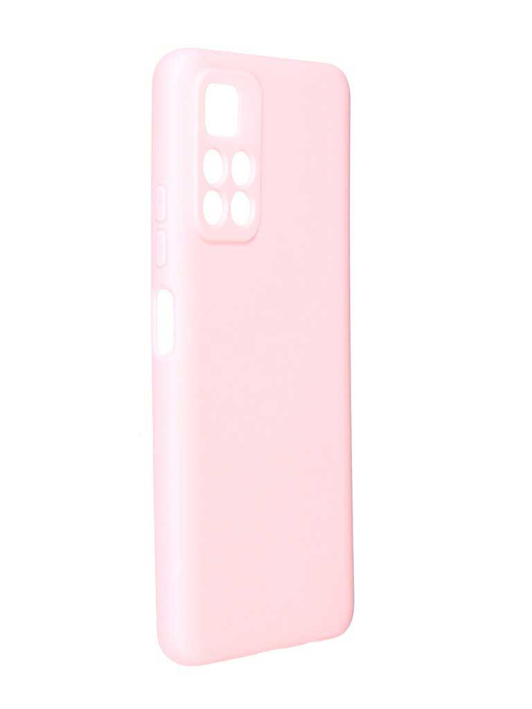 Чехол силиконовый Alwio для Xiaomi Poco M4 Pro 5G, soft touch, светло-розовый чехол силиконовый alwio для realme c25 soft touch светло розовый