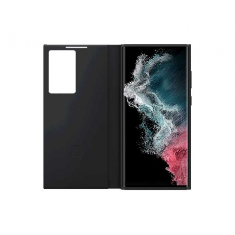 Чехол-книжка Samsung EF-ZS908CBEGRU Smart Clear View Cover для Galaxy S22 Ultra, черный - фото 4