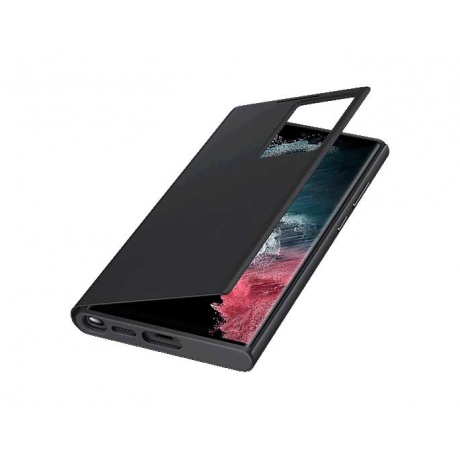 Чехол-книжка Samsung EF-ZS908CBEGRU Smart Clear View Cover для Galaxy S22 Ultra, черный - фото 5