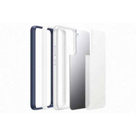 Чехол-книжка Samsung EF-MS906CNEGRU Frame Cover для Galaxy S22+, темно-синий с рамкой - фото 6