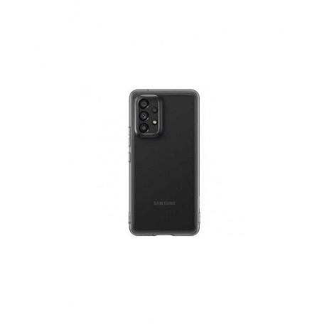 Чехол-накладка Samsung EF-QA536TBEGRU Soft Clear Cover для Samsung Galaxy A53 5G, чёрный - фото 1