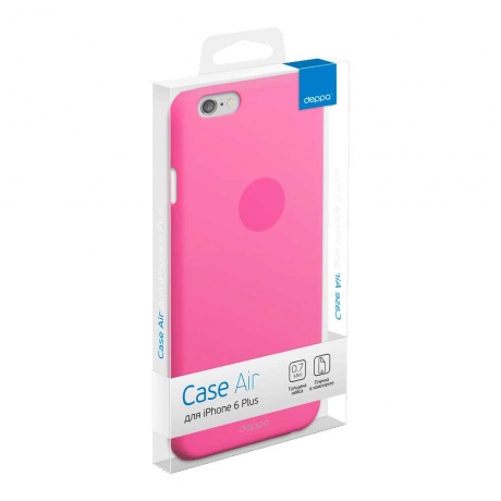 Чехол Deppa Air Case для Apple iPhone 6/6S Plus, розовый 83127 - фото 2