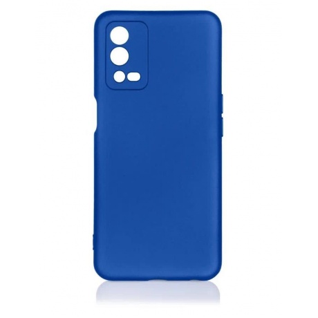 Чехол DF для Oppo A55 4G Silicone Blue oOriginal-15 - фото 2