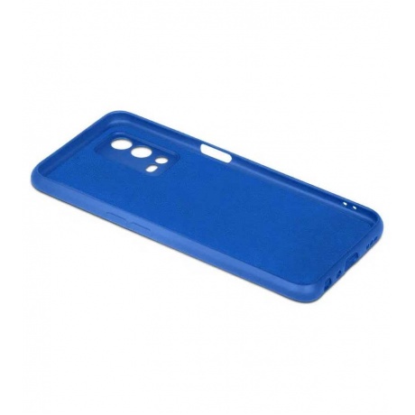Чехол DF для Oppo A55 4G Silicone Blue oOriginal-15 - фото 5