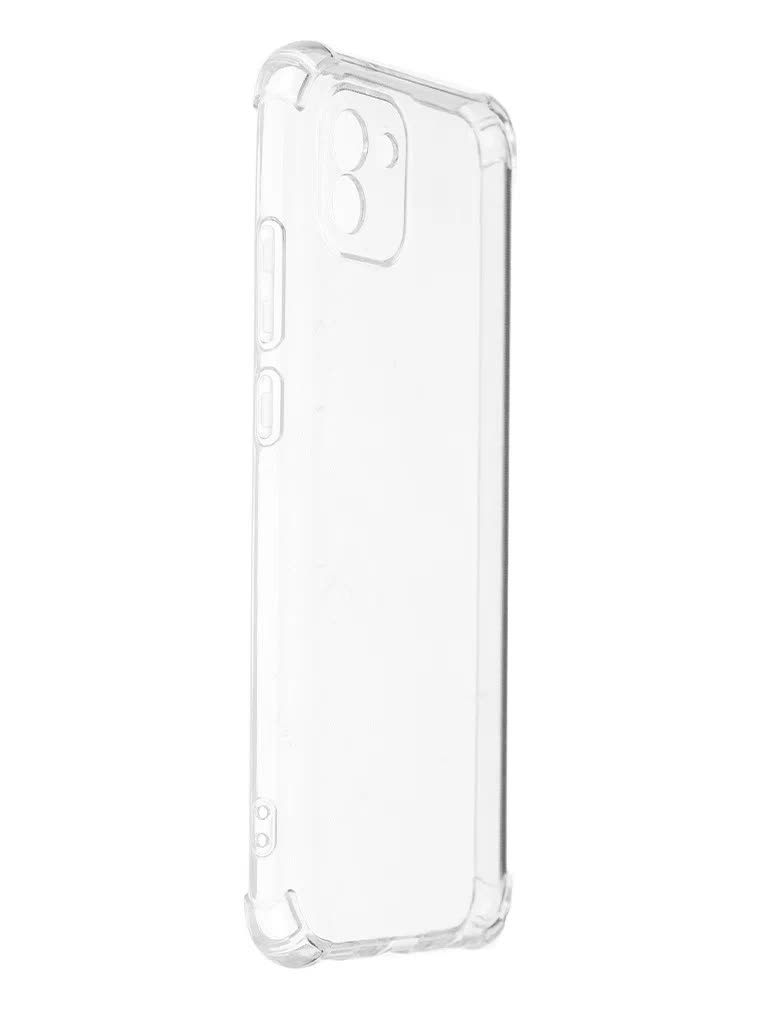 Чехол iBox для Samsung Galaxy A03 Crystal с усиленными углами Silicone Transparent УТ000029204 чехол ibox для tecno spark go 2023 crystal silicone с усиленными углами transparent ут000035191