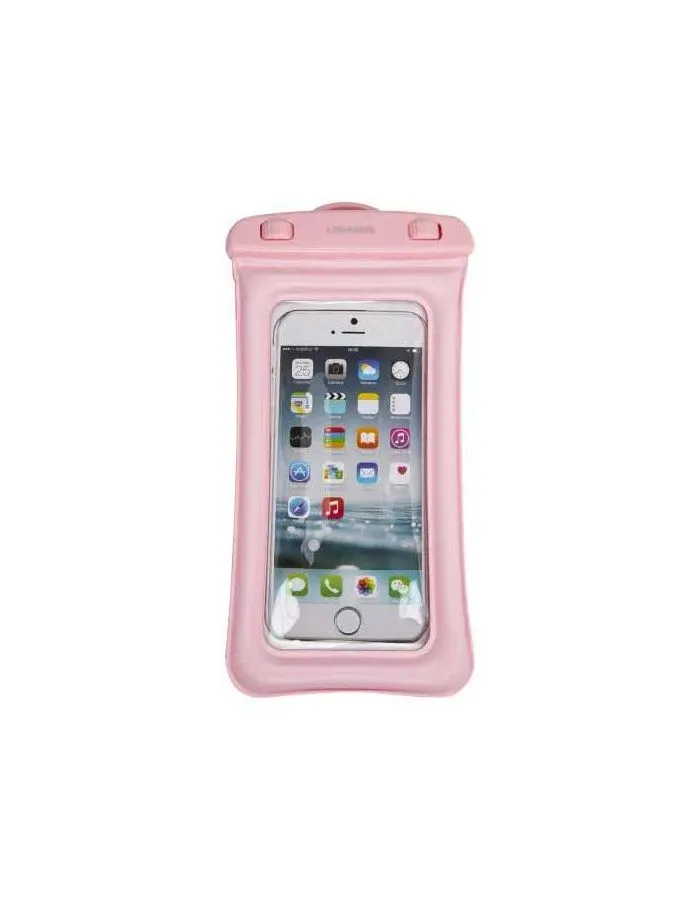 Водонепроницаемый чехол Usams YD007 универсальный (до 6’’), розовый (6FSD703) - фото 2