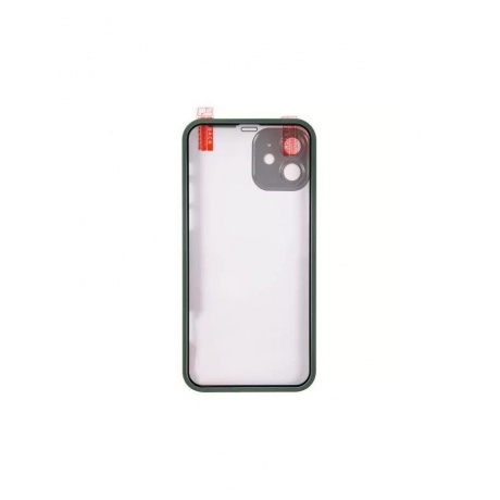 Защитный комплект Red Line 360° Full Body для iPhone 12 mini (чехол+стекло), зеленый - фото 1