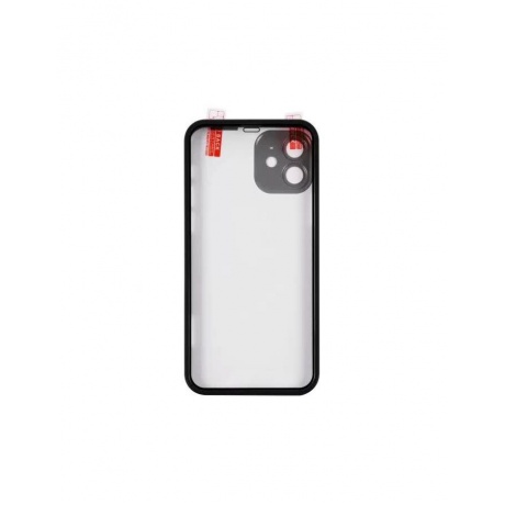 Защитный комплект Red Line 360° Full Body для iPhone 12 mini (чехол+стекло), черный - фото 1