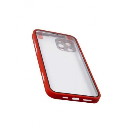 Защитный комплект Red Line 360° Full Body для iPhone 12 Pro (чехол+стекло), красный - фото 2
