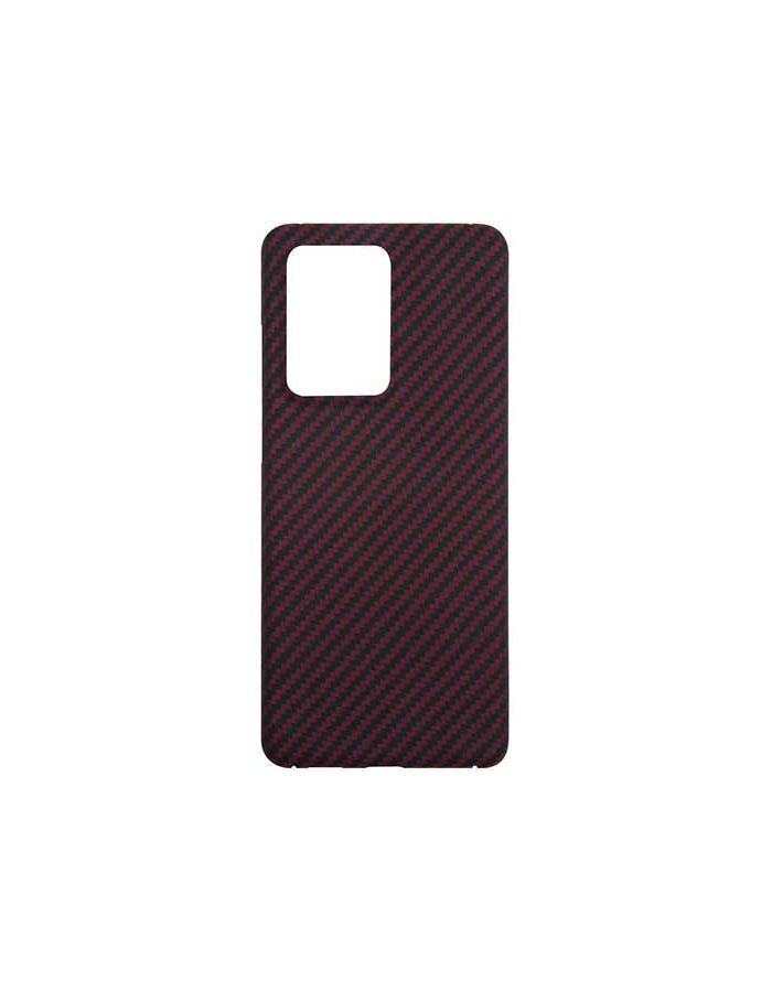 Чехол защитный Barn&Hollis для Samsung Galaxy S20 Ultra, карбон, матовый, красный