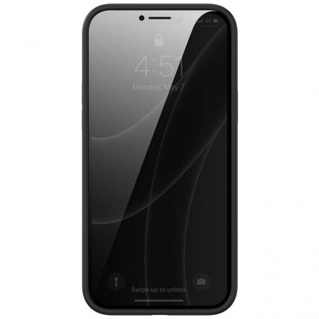 Чехол защитный Baseus Liquid Silica Gel Protective Case для iPhone 13 Pro Max, черный - фото 3
